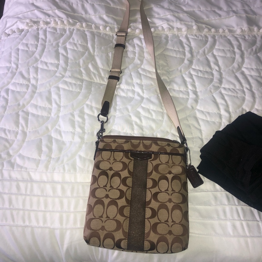 Coach cross body purse